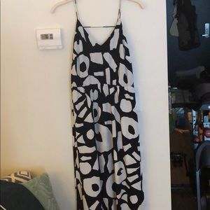 Loft printed maxi dress